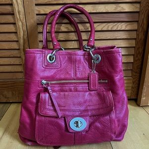 Coach Leather Tote Purse